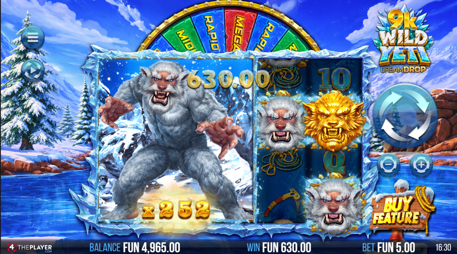 9K Wild Yeti Dream Drop King Yeti Spin