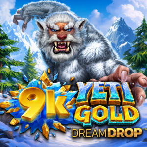 9K Wild Yeti Dream Drop slot game logo