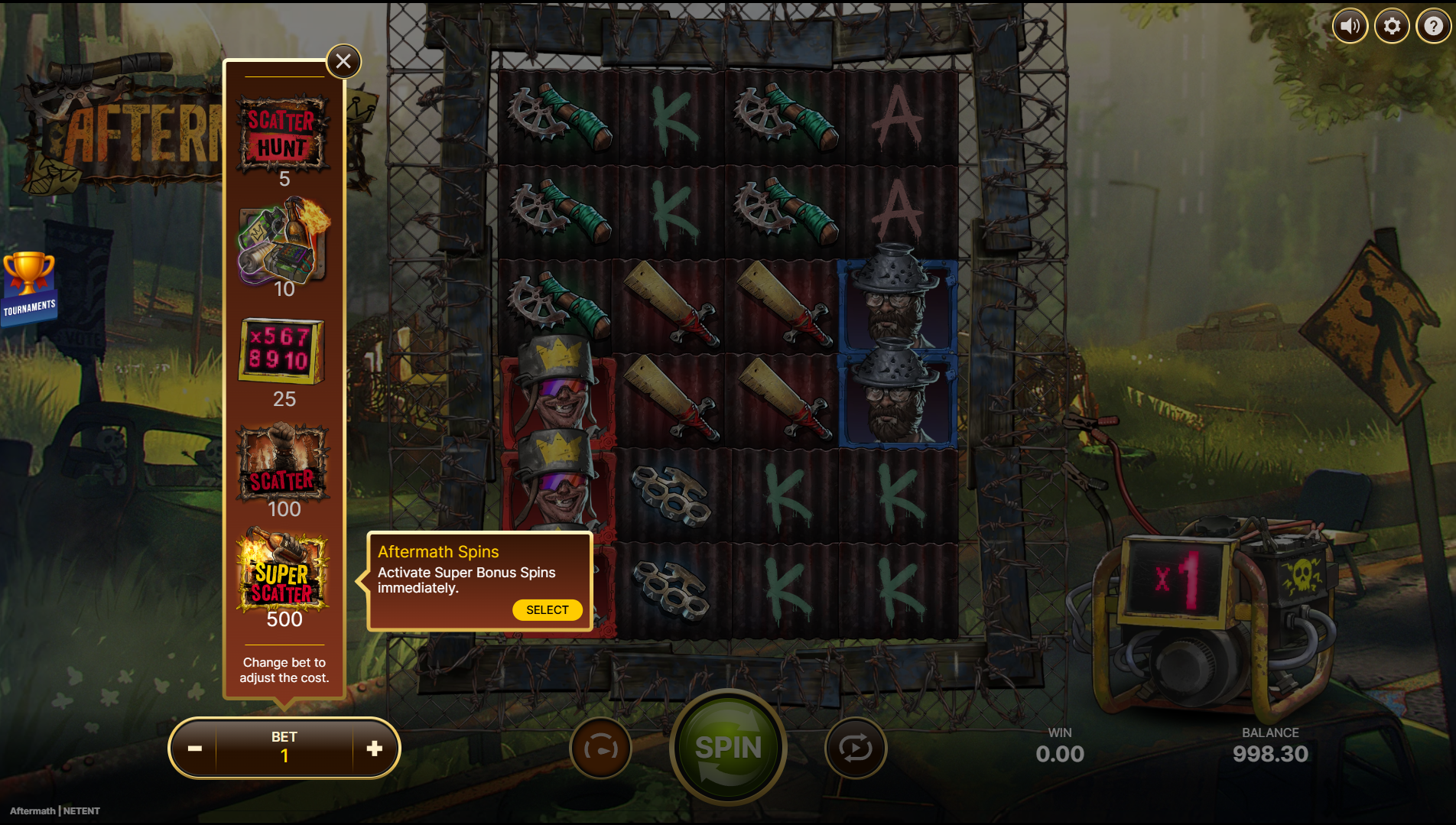 Aftermath Feature Buy menu