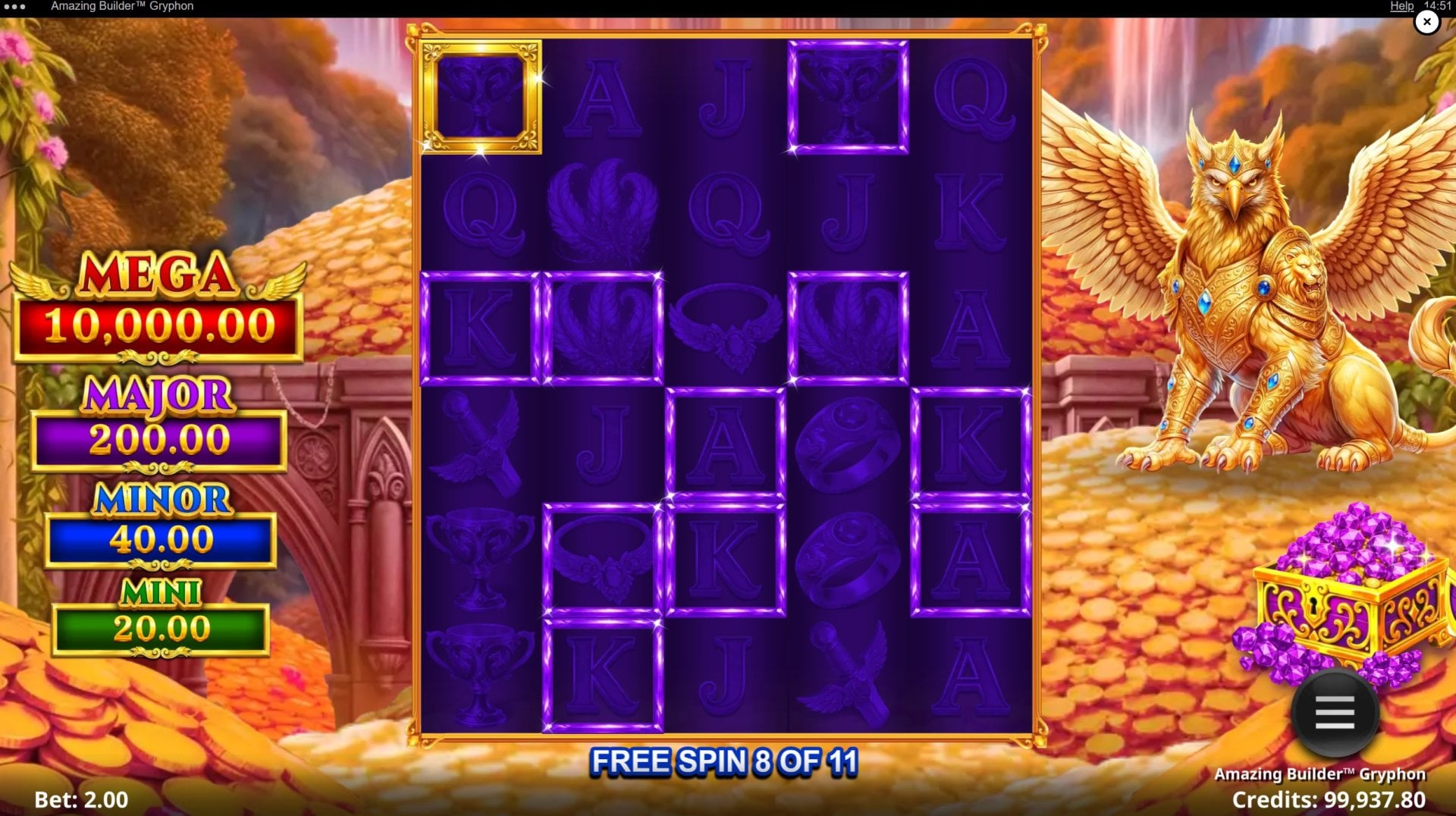 Amazing Builder Gryphon Free Spins