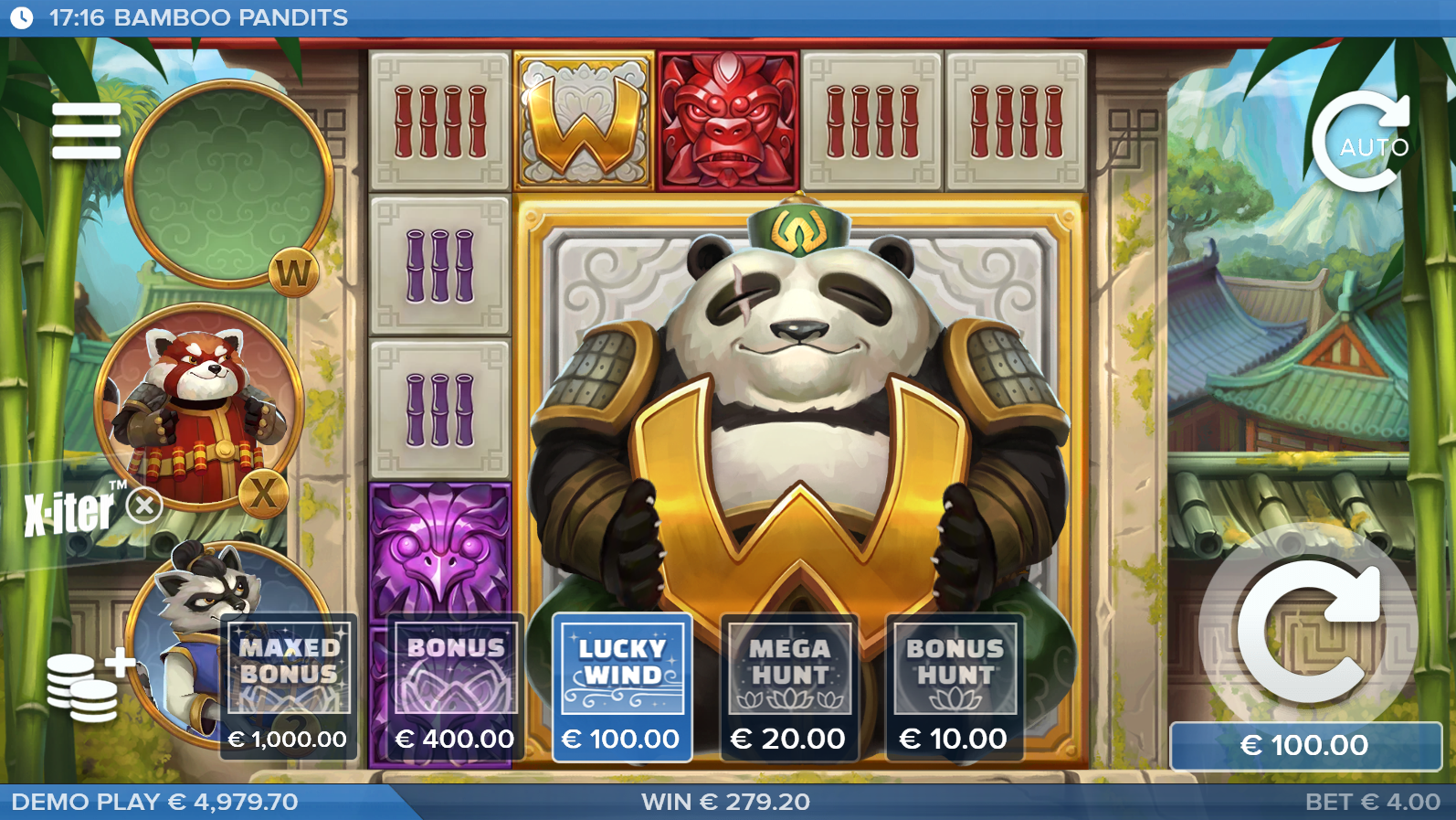 Bamboo Pandits Lucky Wind spin