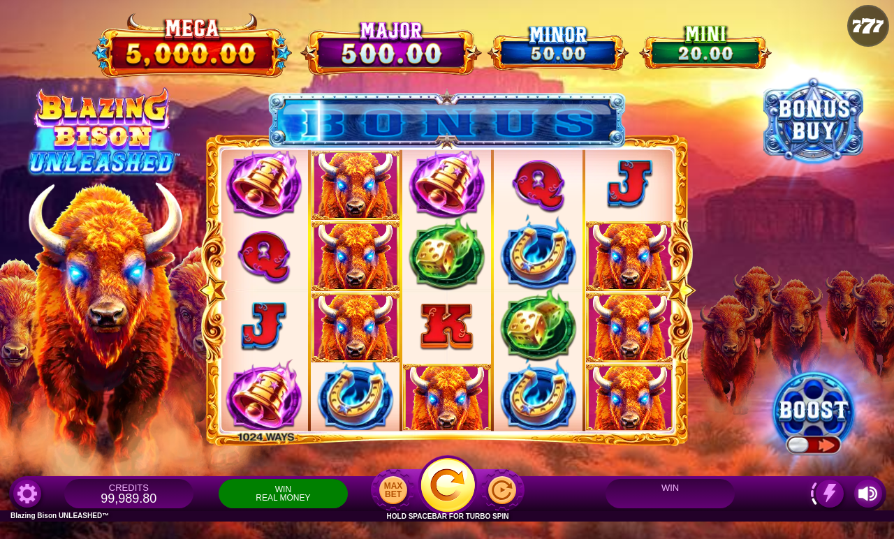 Blazing Bison UNLEASHED gameplay