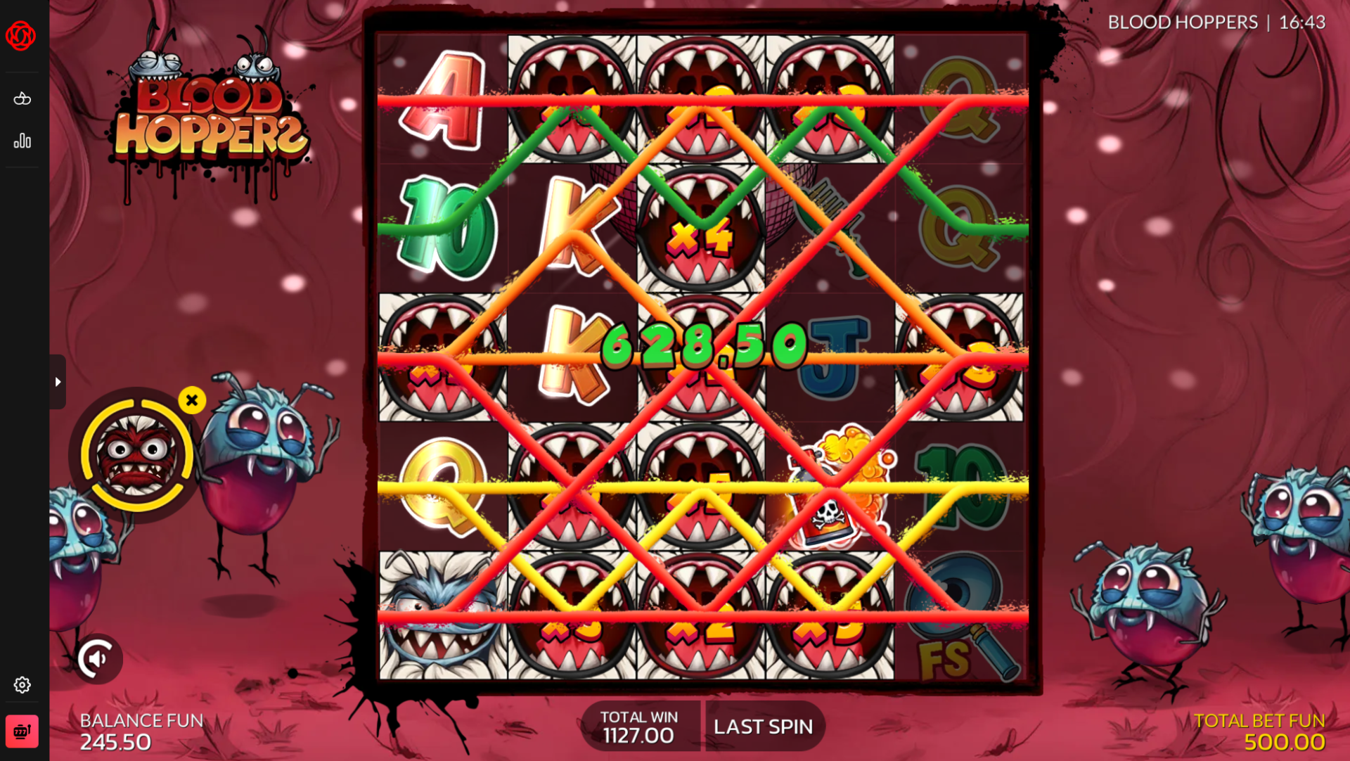 Blood Hoppers slot Catch Em All bonus feature