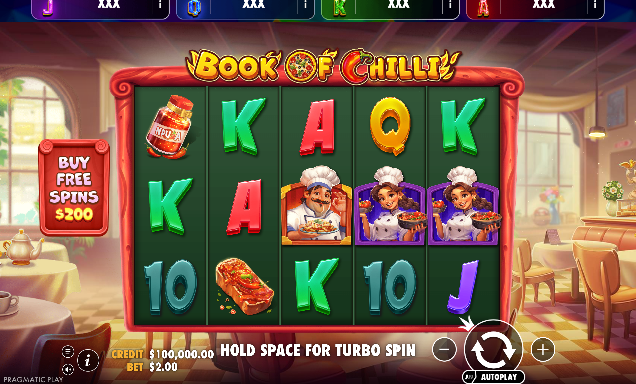 Book of Chilli - Brasil Jackpot base game