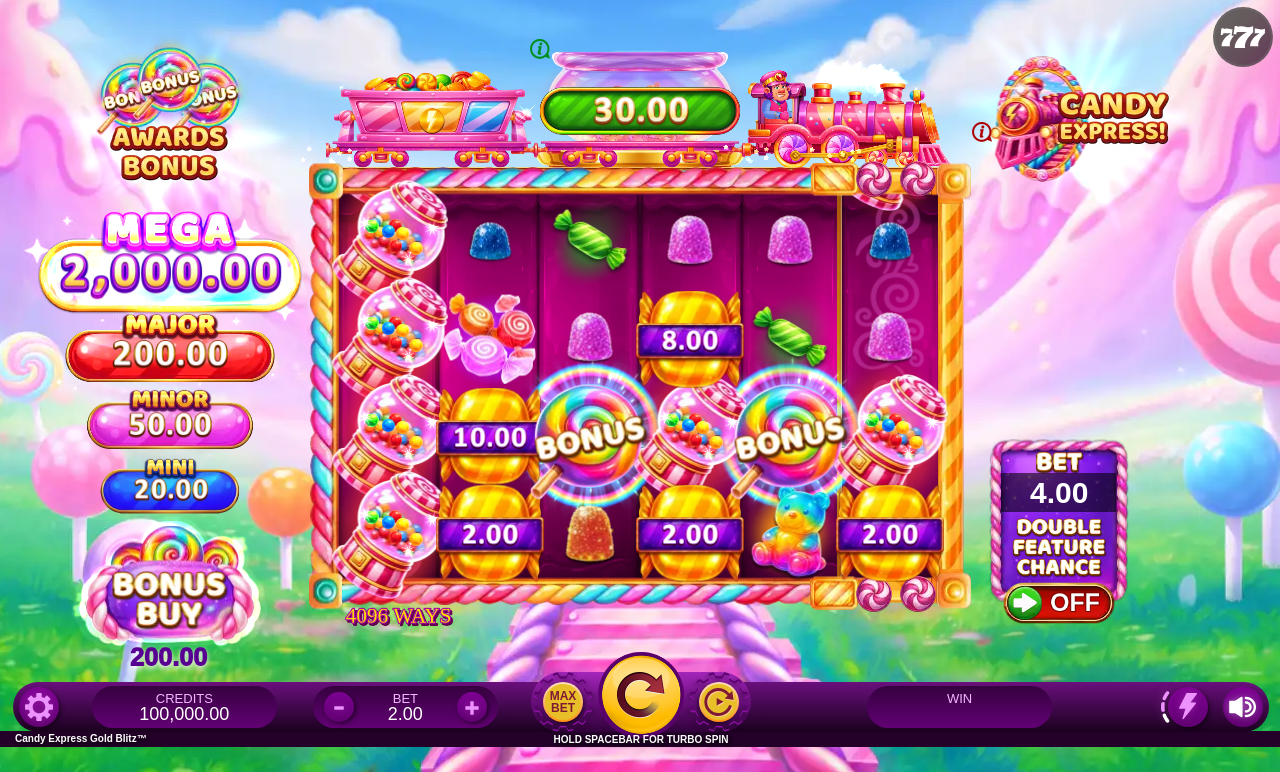 Candy Express Gold Blitz base game