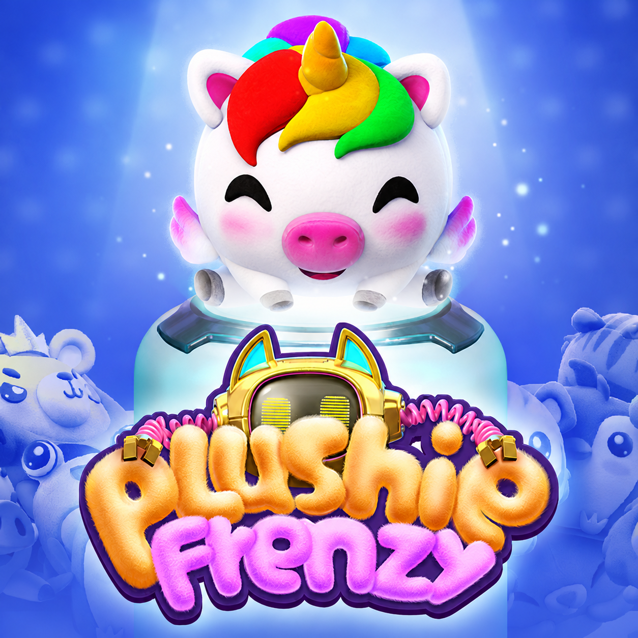 Plushie Frenzy slot game logo