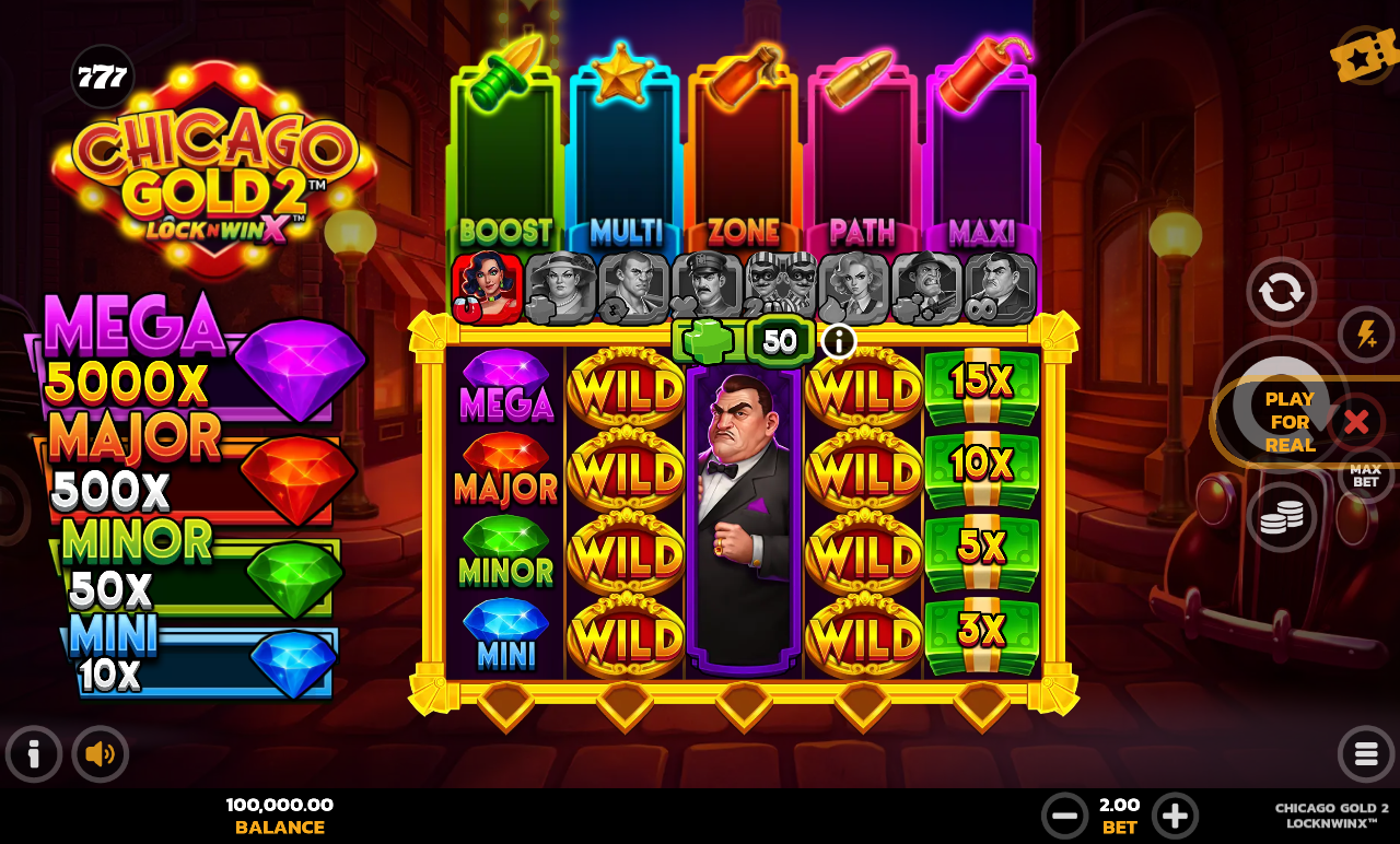 Chicago Gold 2 LOCKNWINX base game