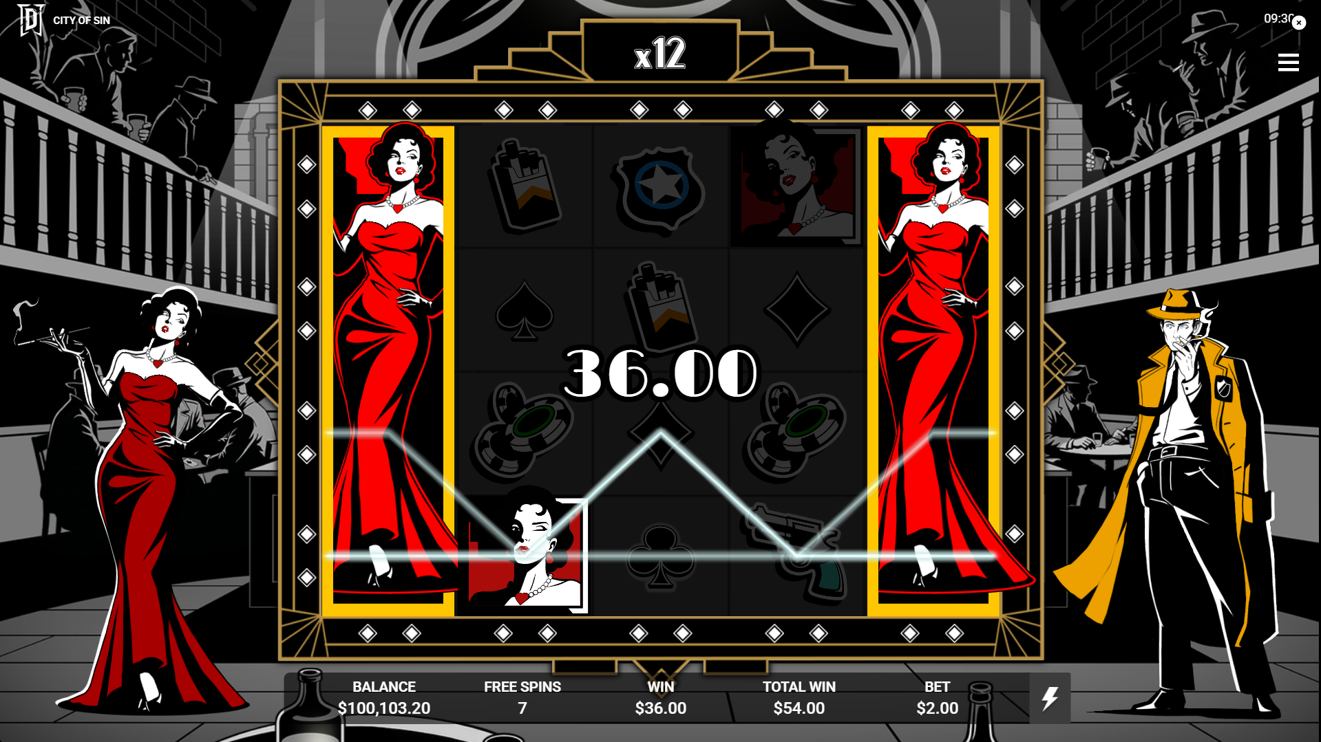 City of Sin Free Spins play
