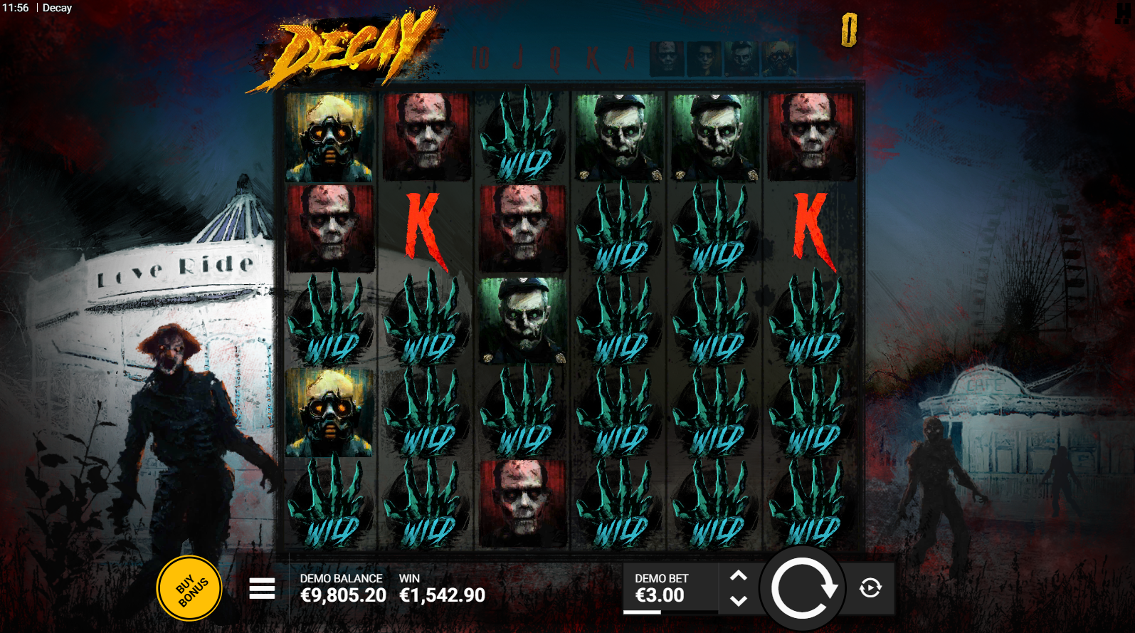 Decay Total Takeover bonus