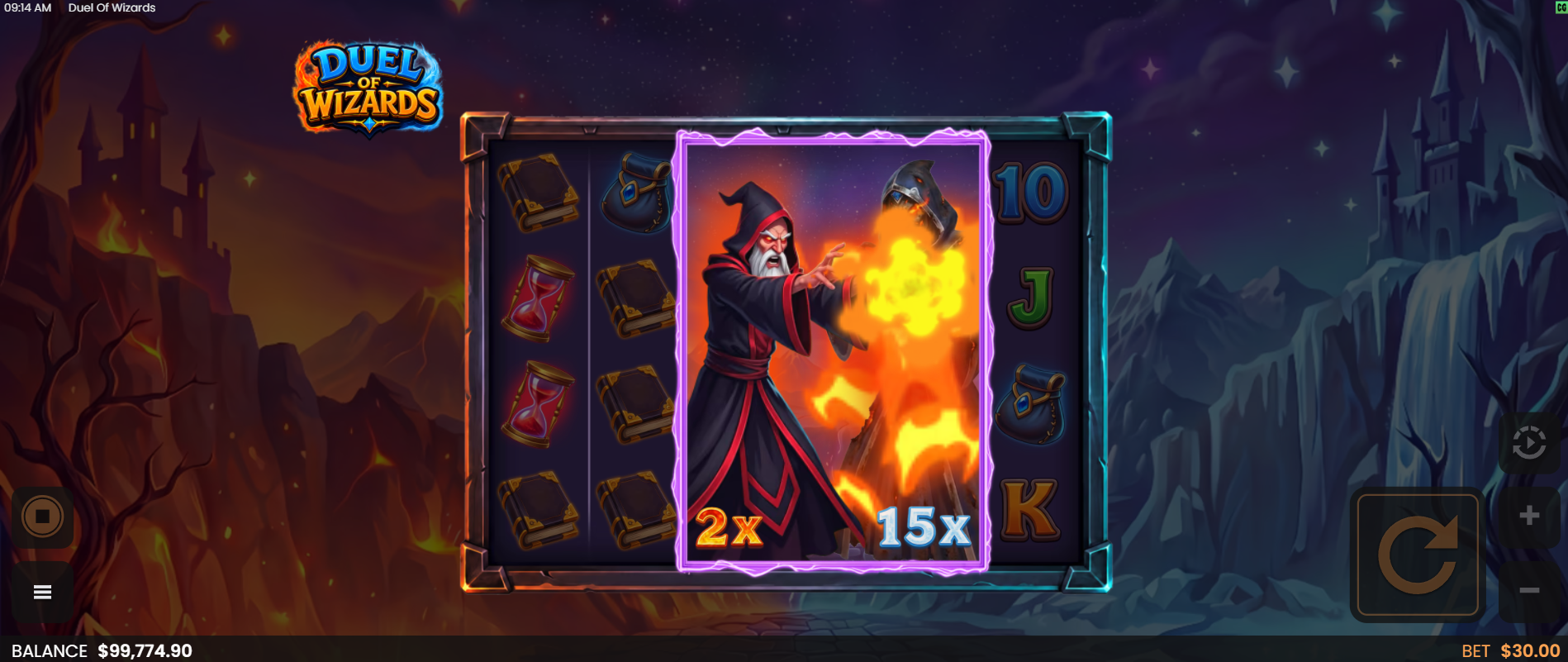 Duel of Wizards Frame Duel feature - wizard duel inside Magic Frame