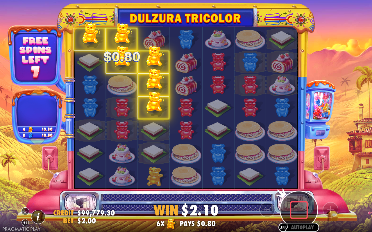 Dulzura Tricolor bonus round
