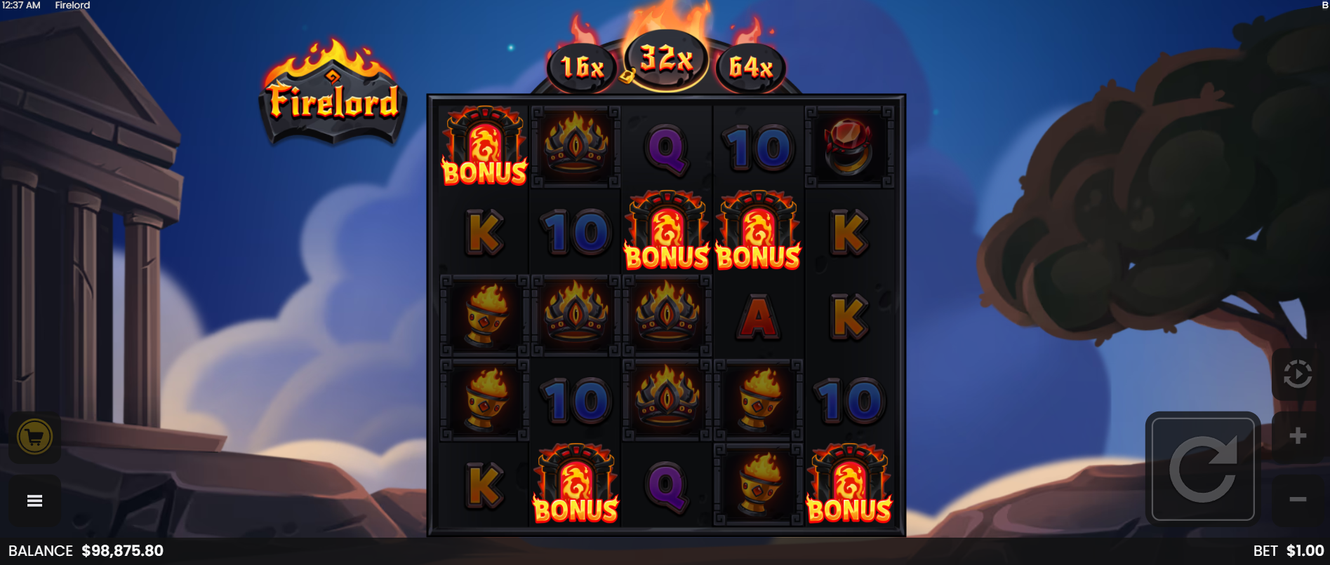 Firelord Free Spins trigger