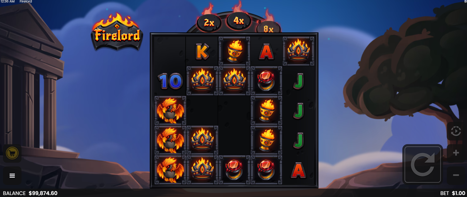 Firelord Win Multiplier feature
