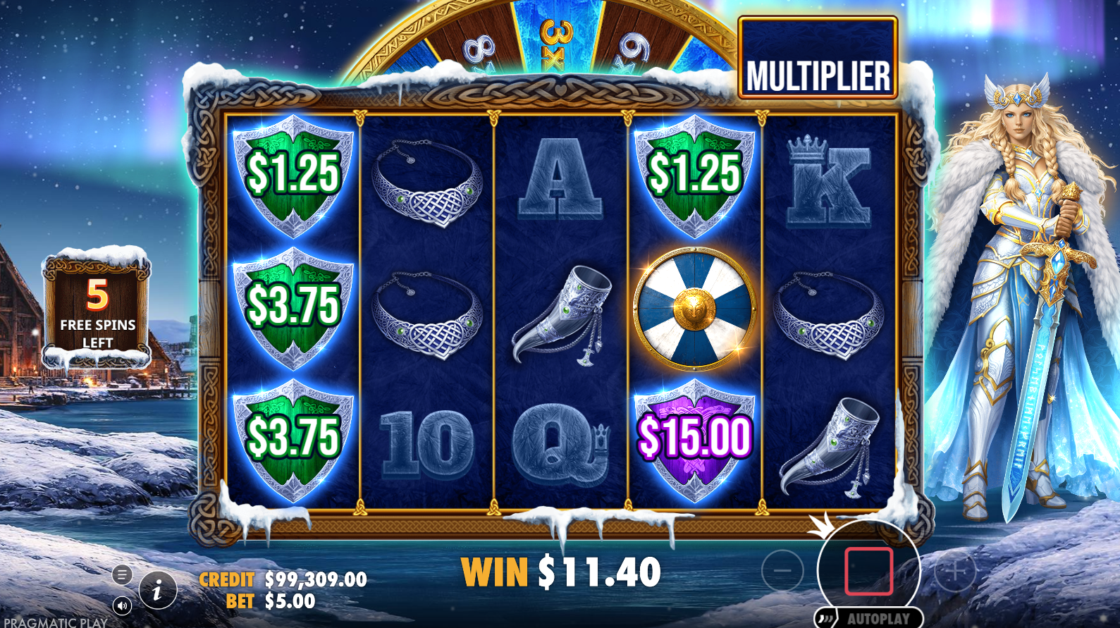 Freya 1000 6 Super Free Spins bonus feature