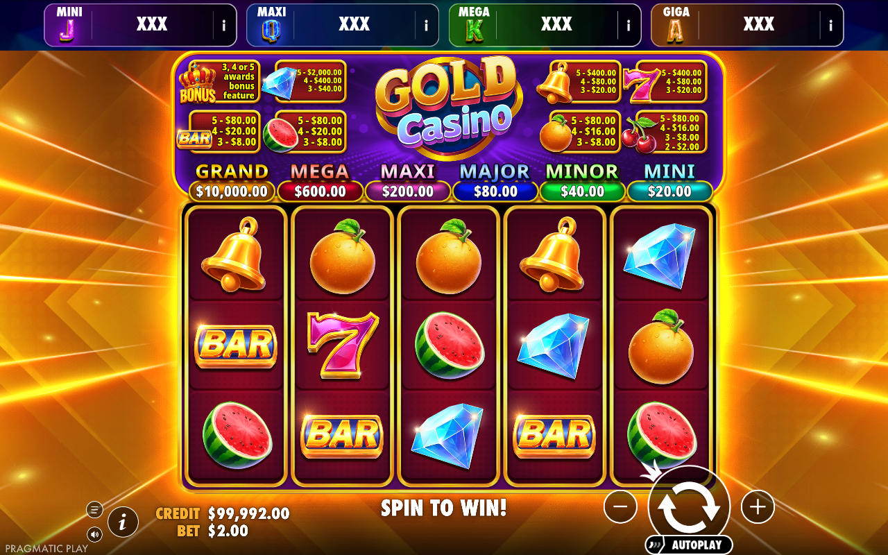 Gold Casino - Oranje Jackpot gameplay