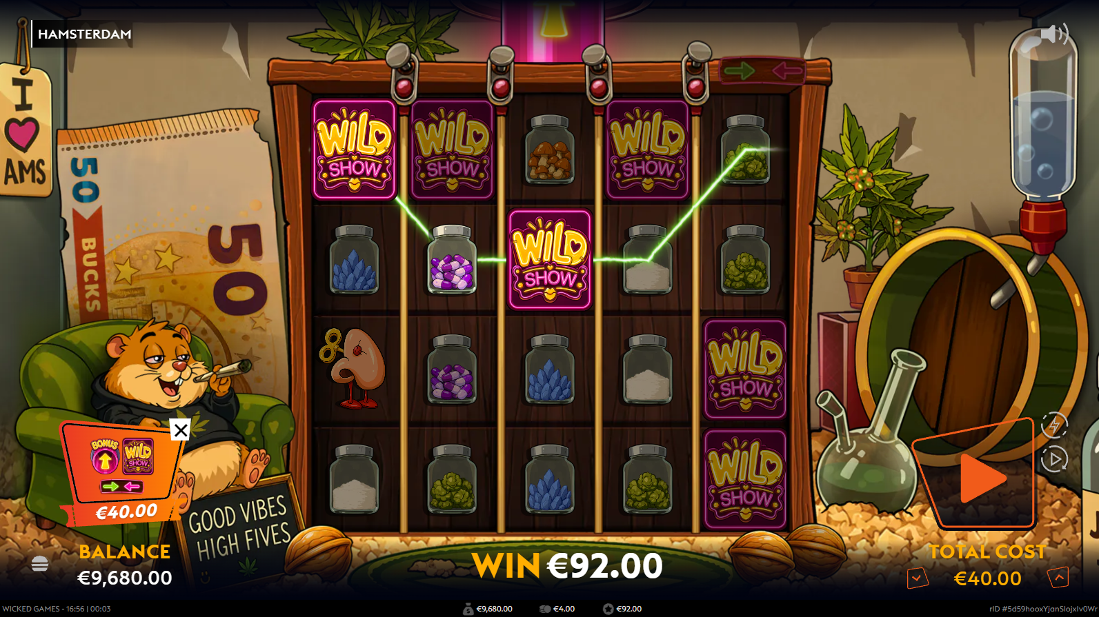 Hamsterdam Swing Both Ways re-spins feature with sticky wilds