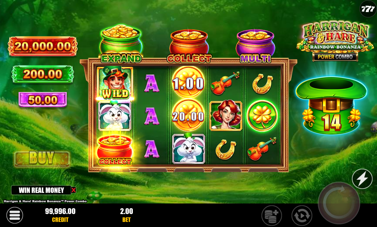 Harrigan & Hare! Rainbow Bonanza Power Combo gameplay