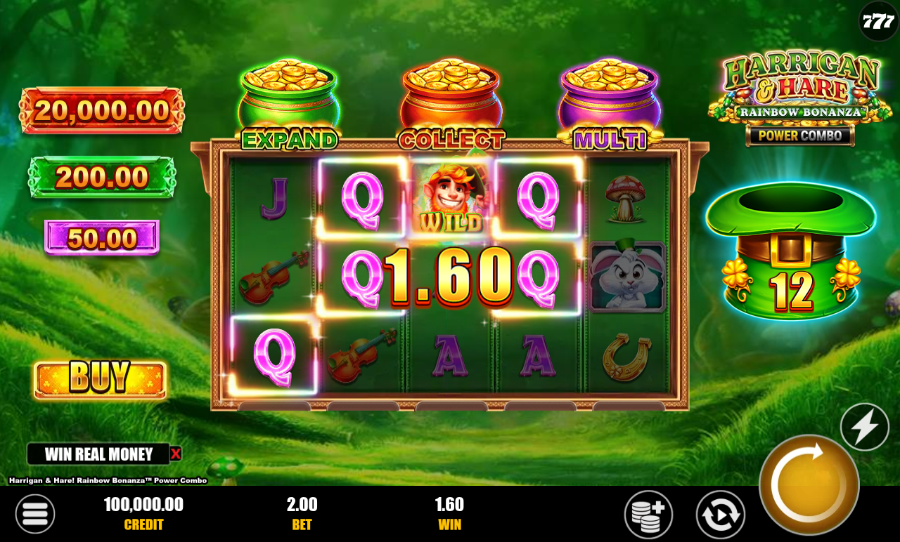 Harrigan & Hare! Rainbow Bonanza Power Combo base game