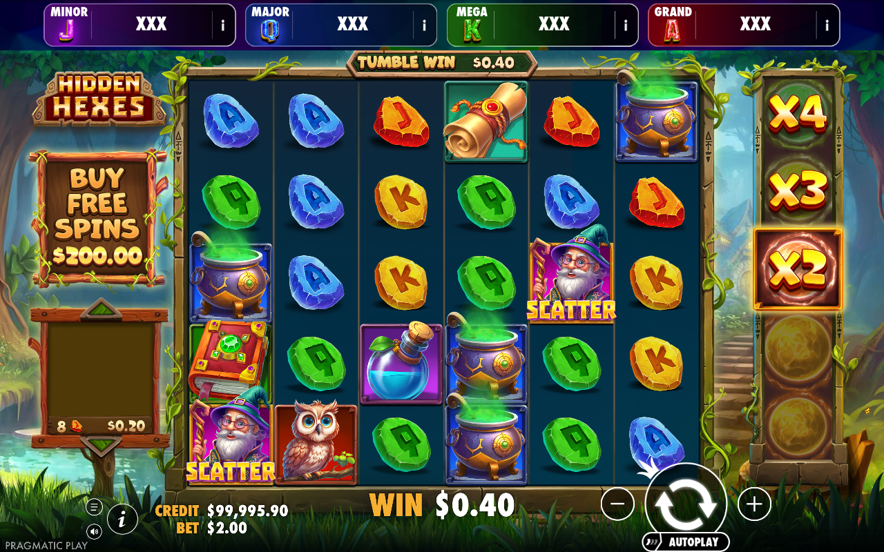 Hidden Hexes - Brasil Jackpot gameplay