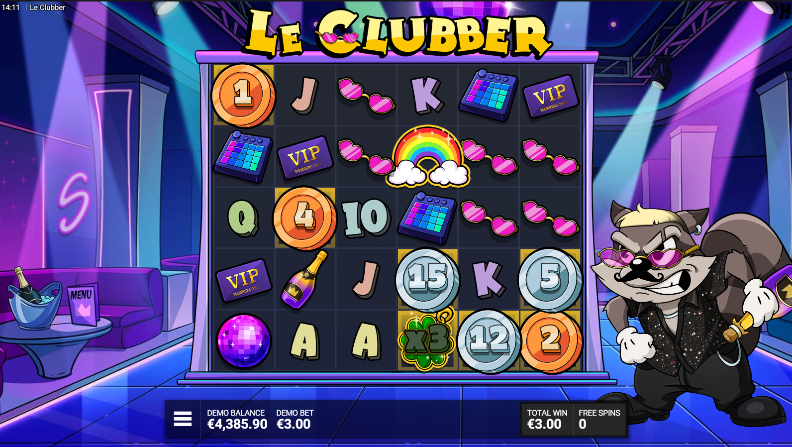 Le Clubber Luck of the Clubber free spins bonus
