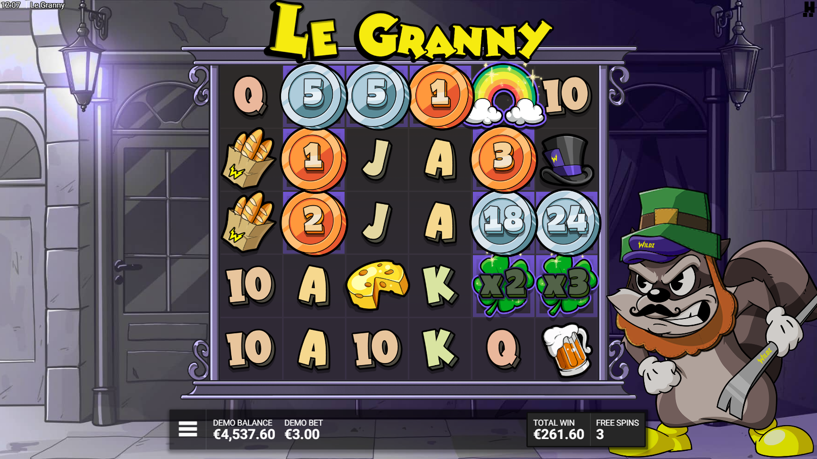Le Granny Luck of the Bandit free spins bonus