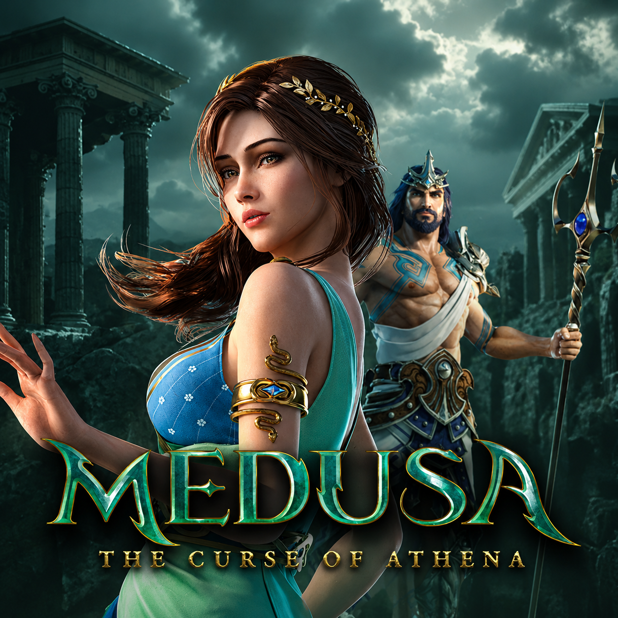 Medusa slot game logo