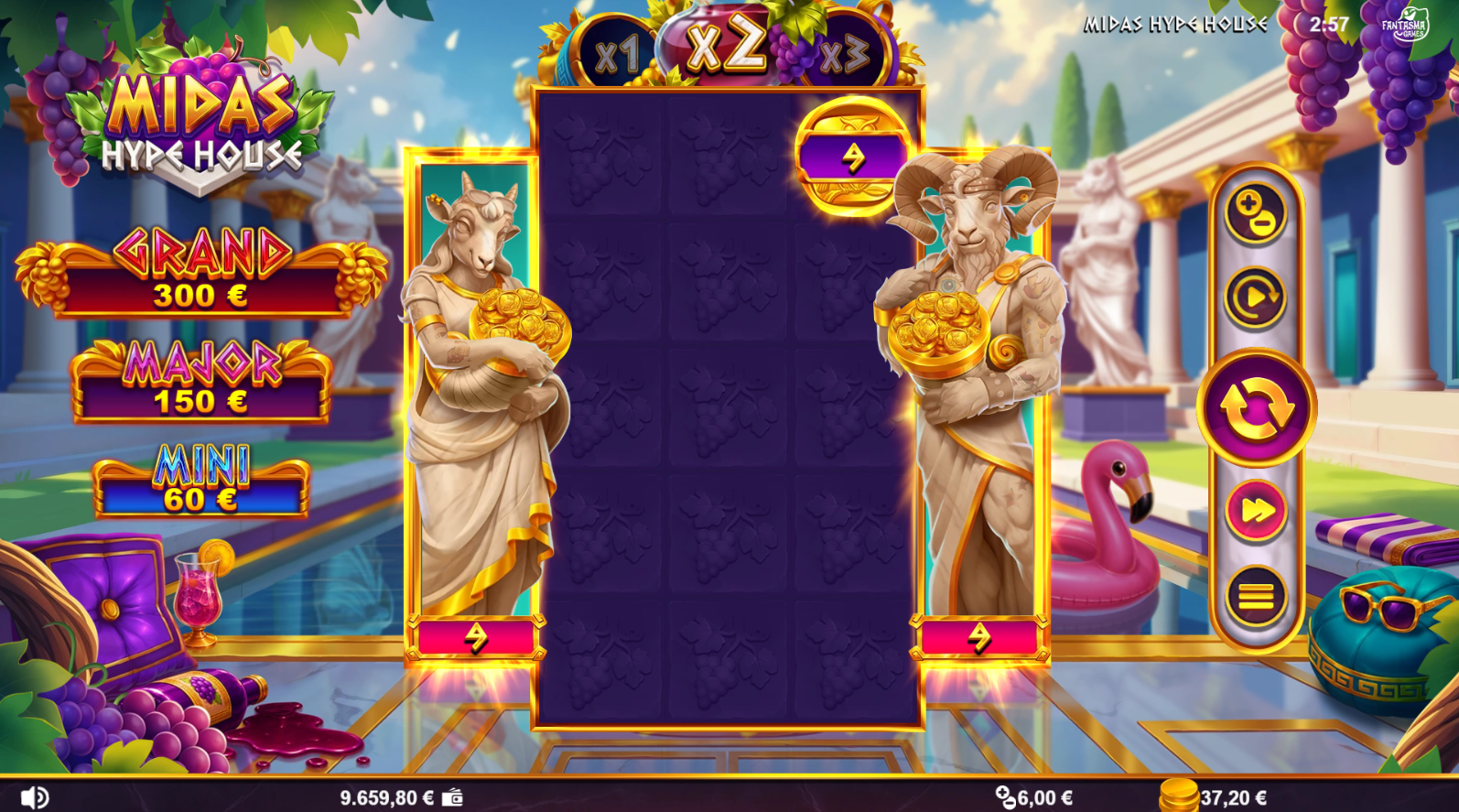 Midas Hype House Double Collector triggering the Respin