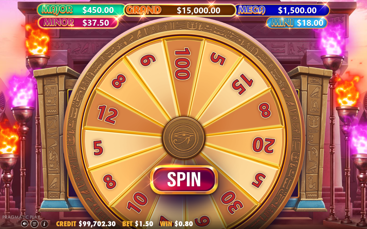 Mummy's Jewels 100 bonus round