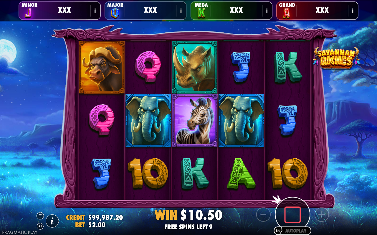 Savannah Riches - Brasil Jackpot gameplay