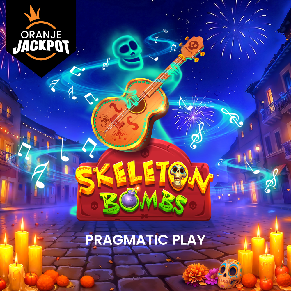 Play Skeleton Bombs - Oranje Jackpot Slot Game