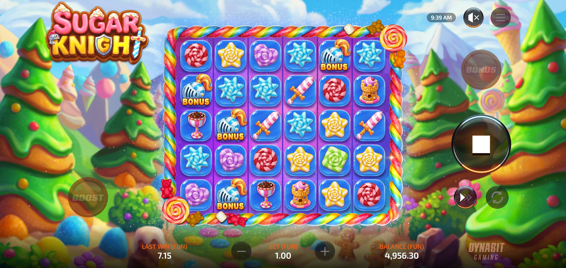 Sugar Knight Free Spins trigger