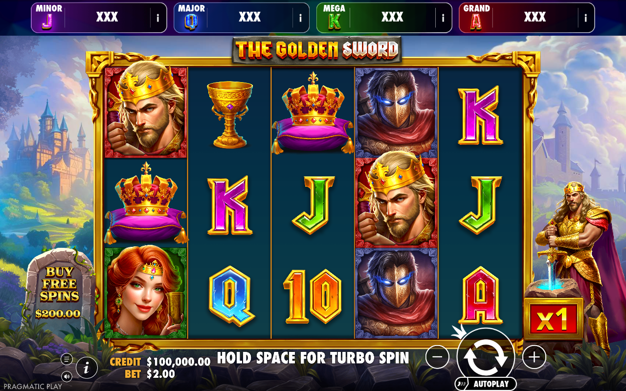 The Golden Sword - Brasil Jackpot base game