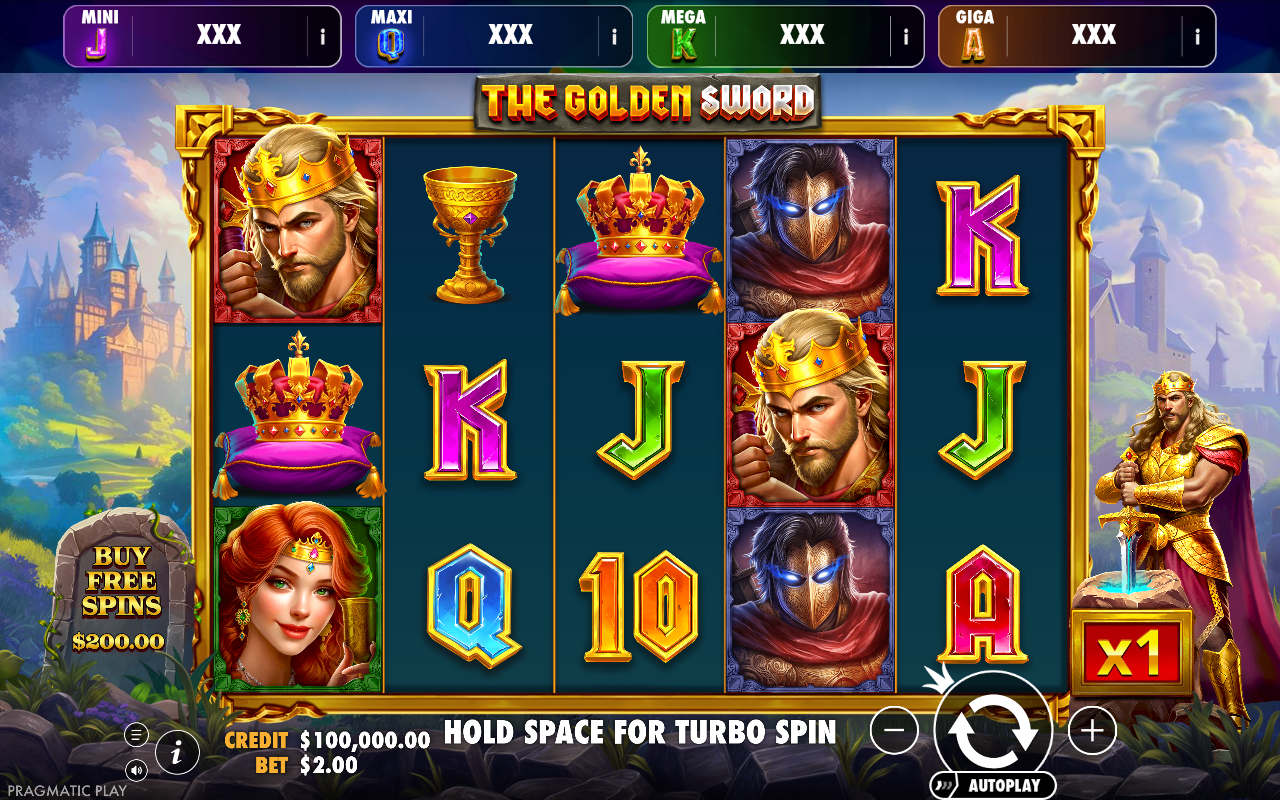 The Golden Sword - Oranje Jackpot base game