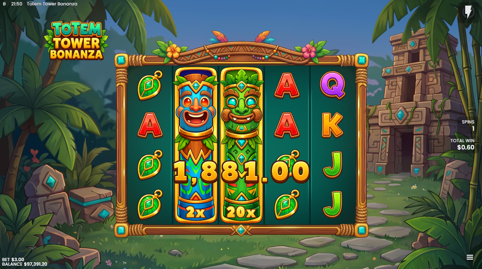 Totem Tower Bonanza - Totem Rise Bonus screenshot