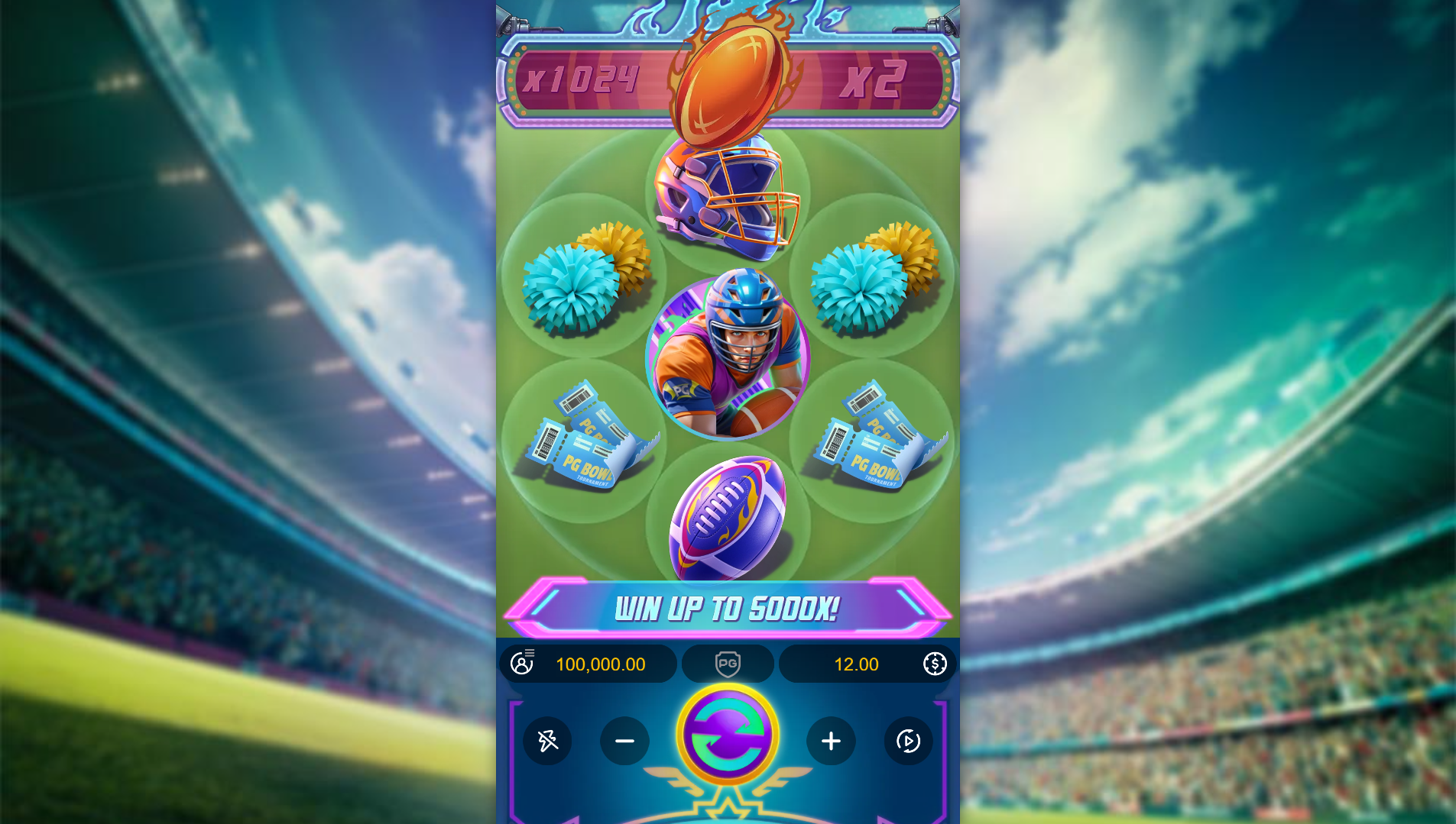 Touchdown Wins base game play