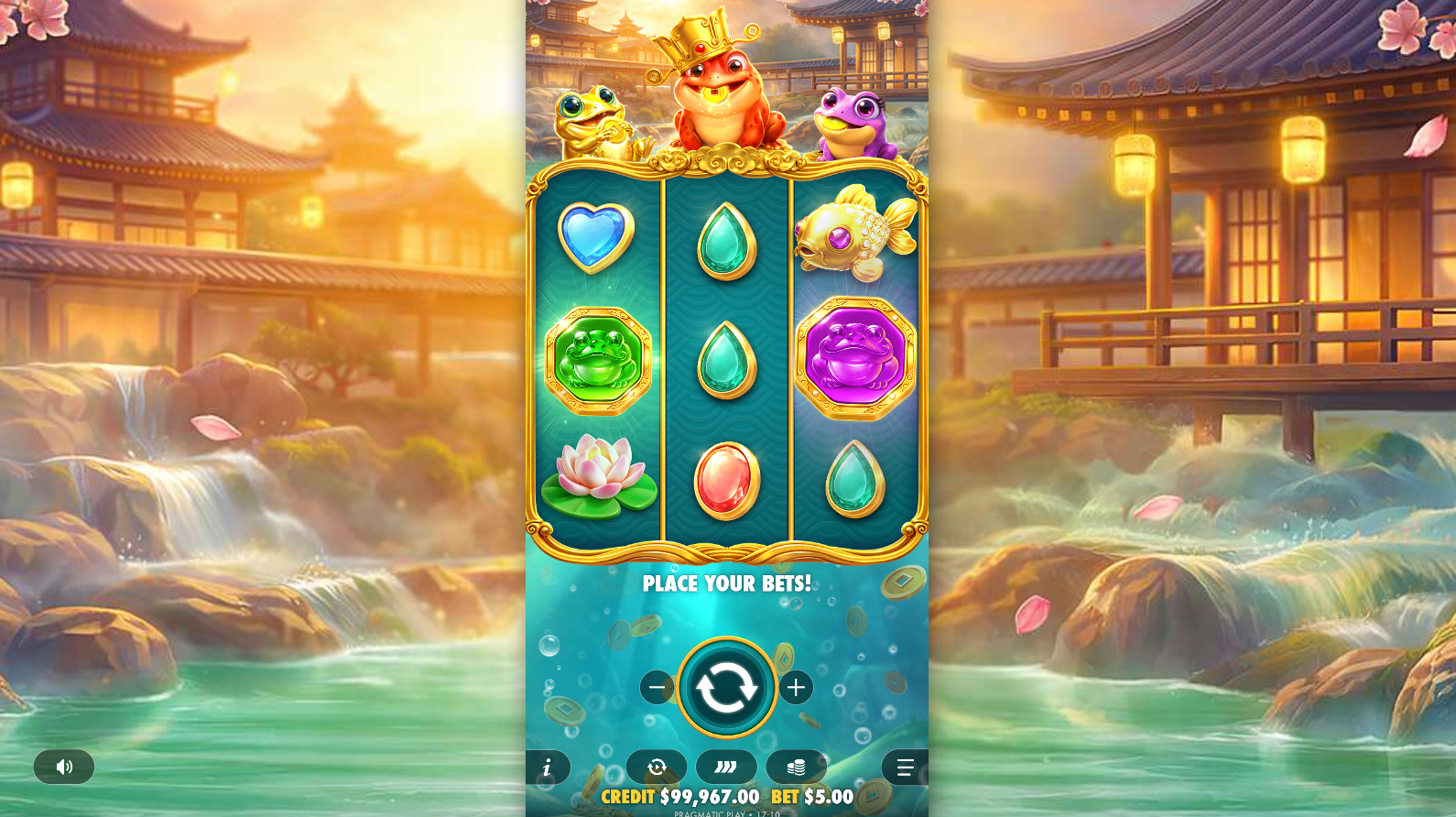 Triple Hop Pots Green and Purple Scatter symbols with reel multipliers active