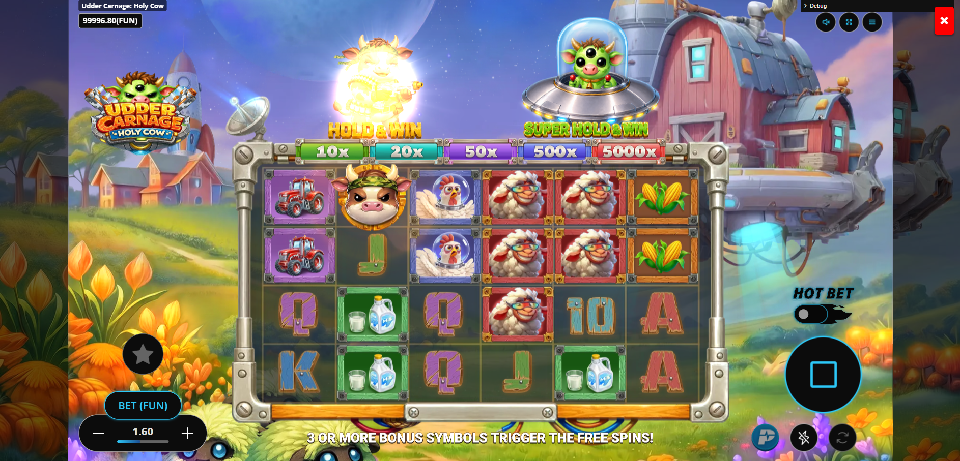 Udder Carnage Holy Cow Beef Force Coin Collect screenshot