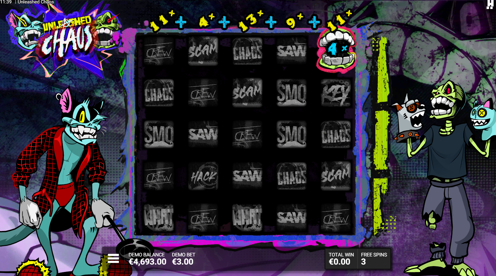 Unleashed Chaos CTRL + ALT + CHAOS bonus