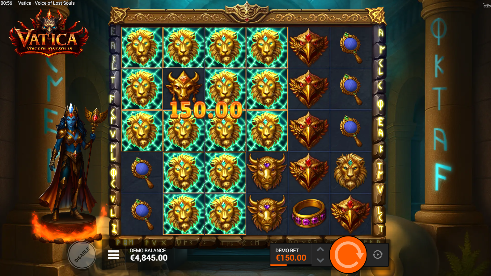Vatica Voice of Lost Souls Oracle's Featurespins bonus buy mode