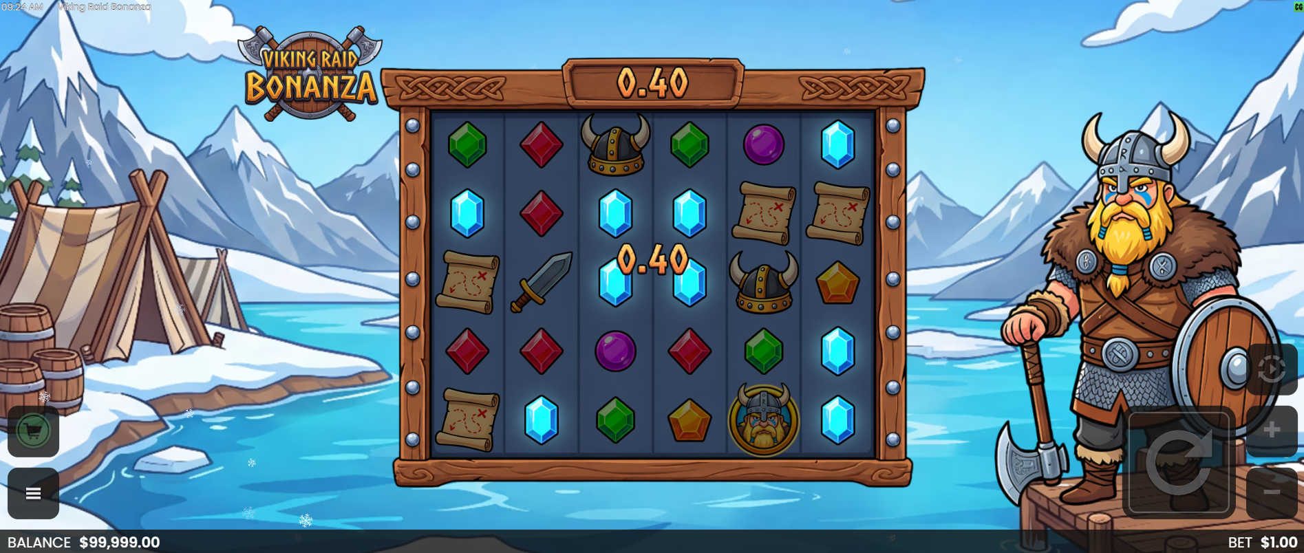 Viking Raid Bonanza scatter pays mechanic