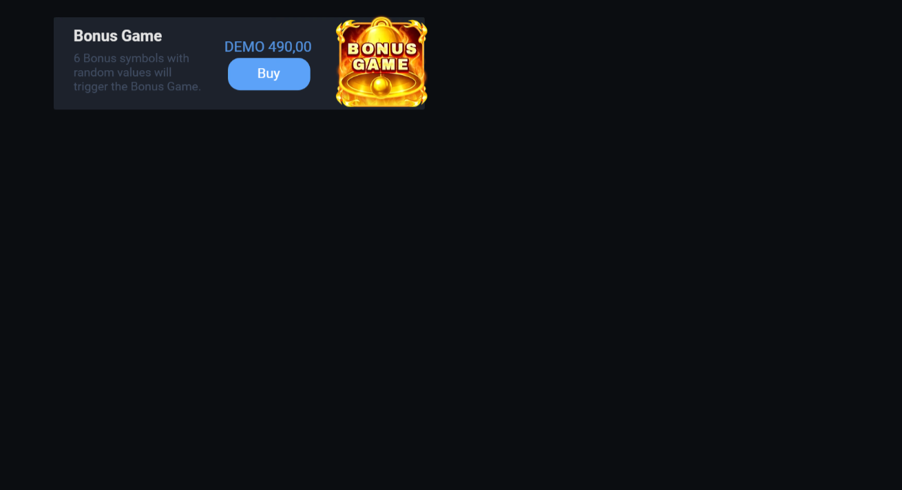 Wealth Bells 40 Bonus Buy options interface