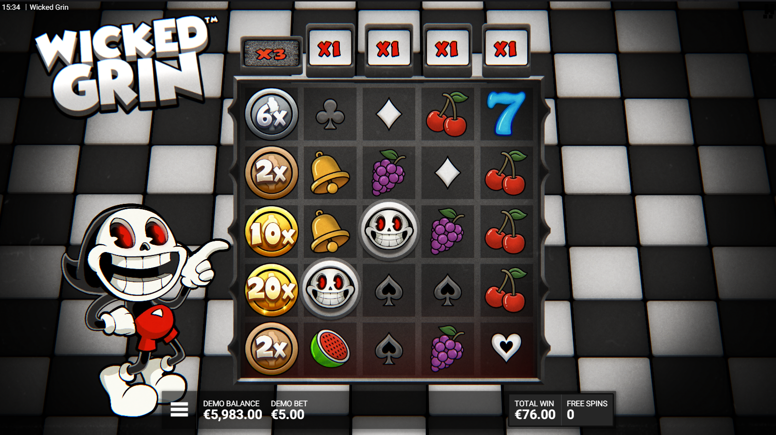 Wicked Grin Stash N Stack bonus game