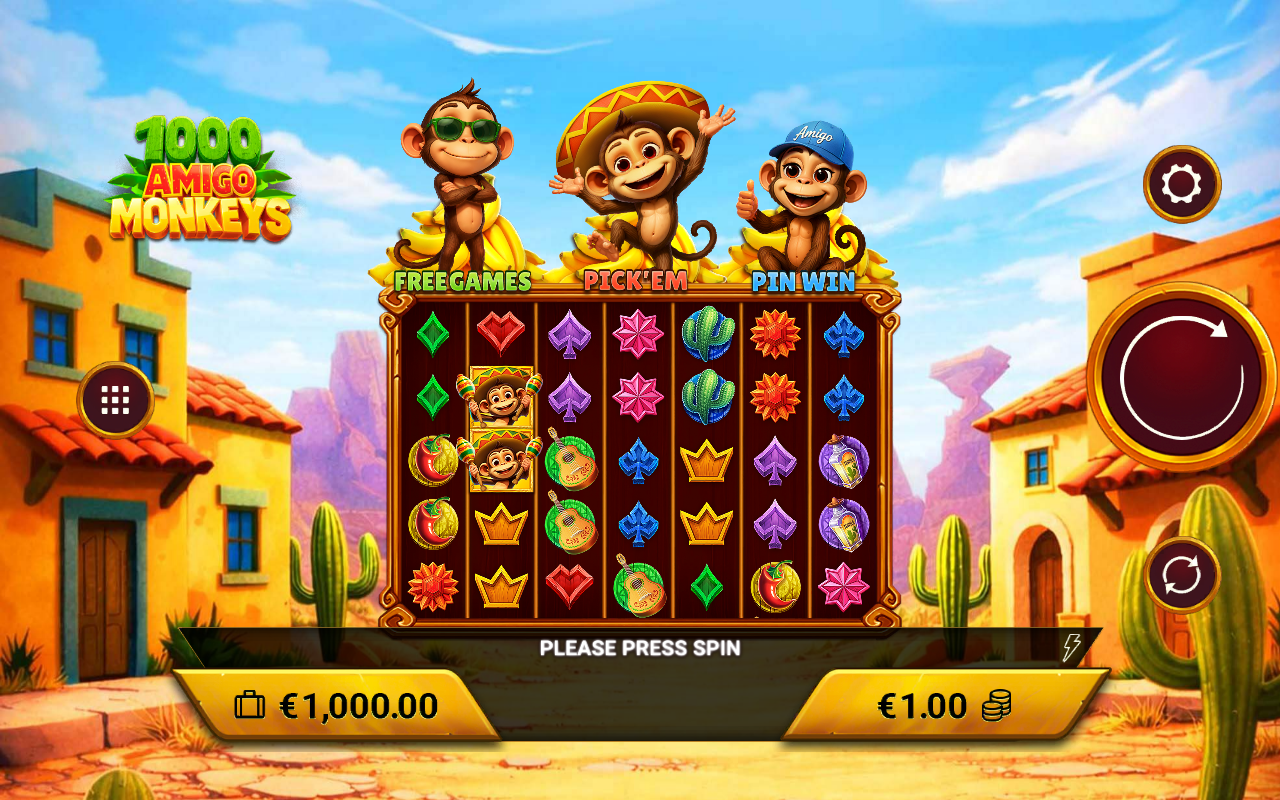 1000 Amigo Monkeys base game