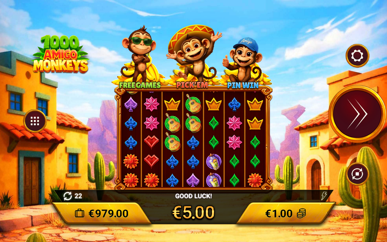 1000 Amigo Monkeys gameplay