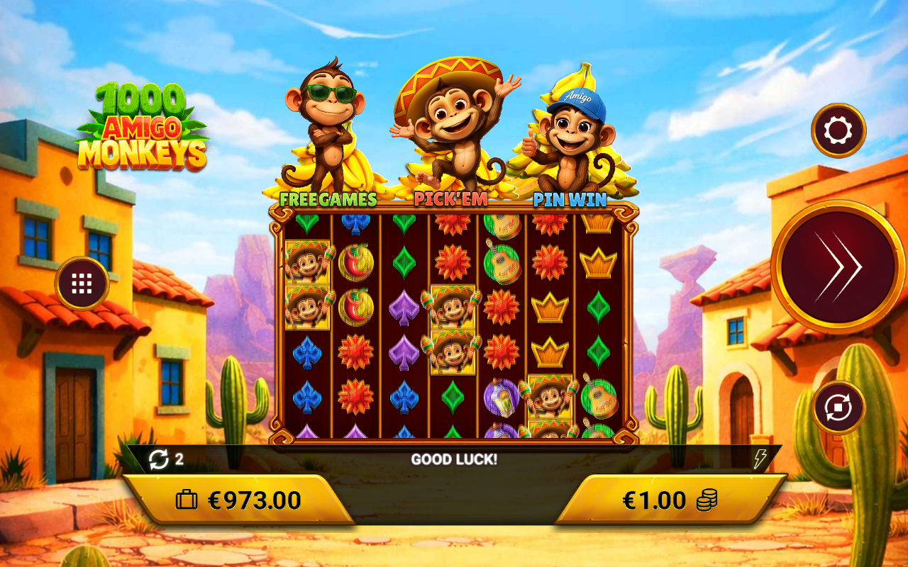 1000 Amigo Monkeys gameplay