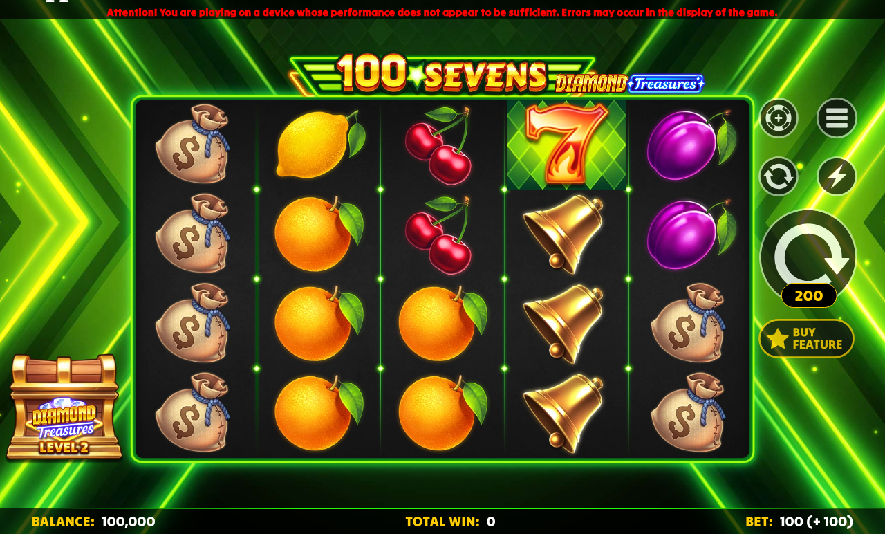 100 Sevens Diamonds base game