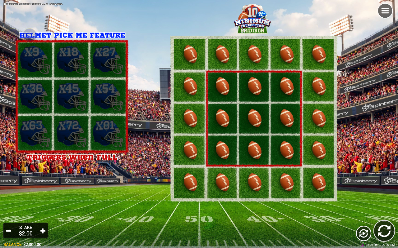 10x Minimum Collection Gridiron base game