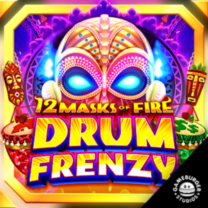 12 Masks of Fire Drum Frenzy slot by Gameburger Studios