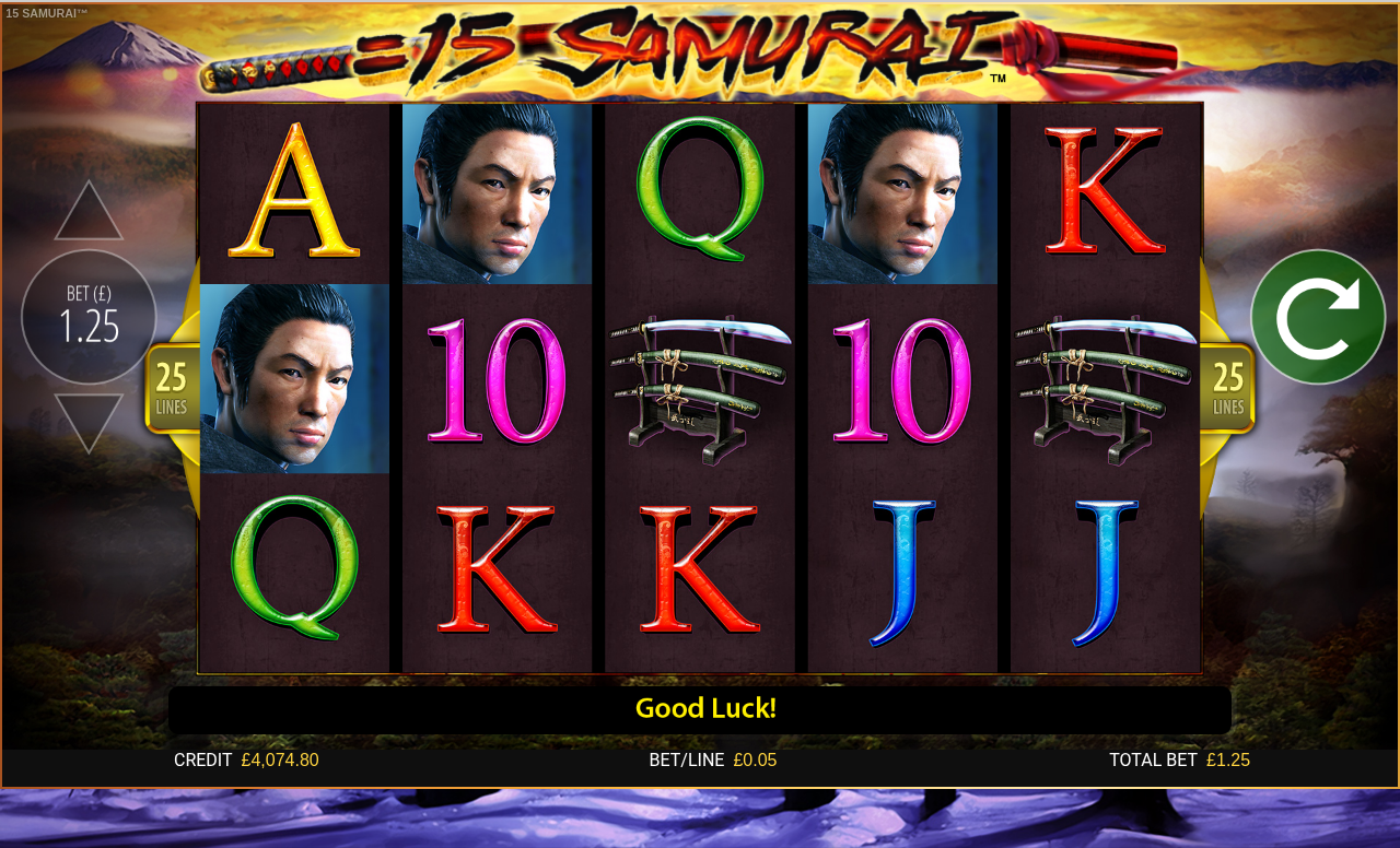 15 Samurai gameplay