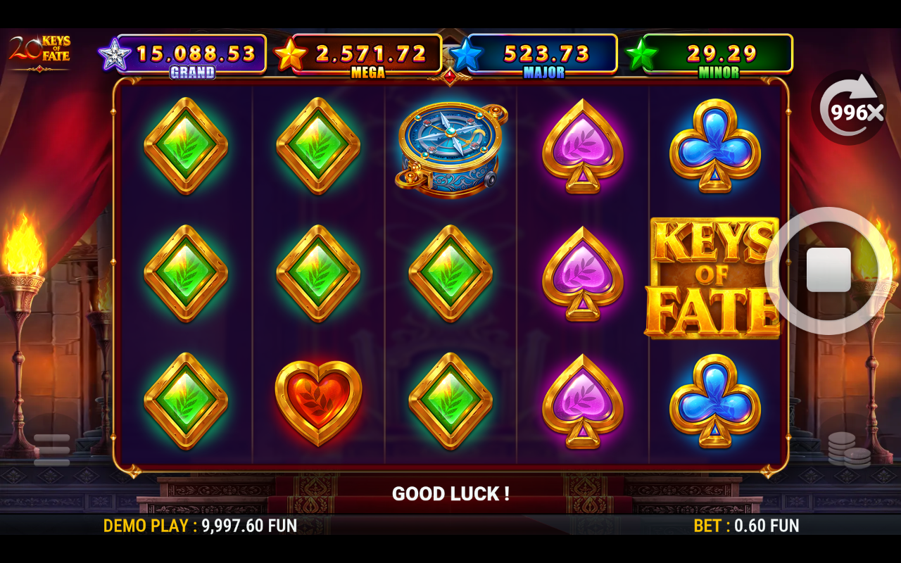 20 Keys of Fate gameplay